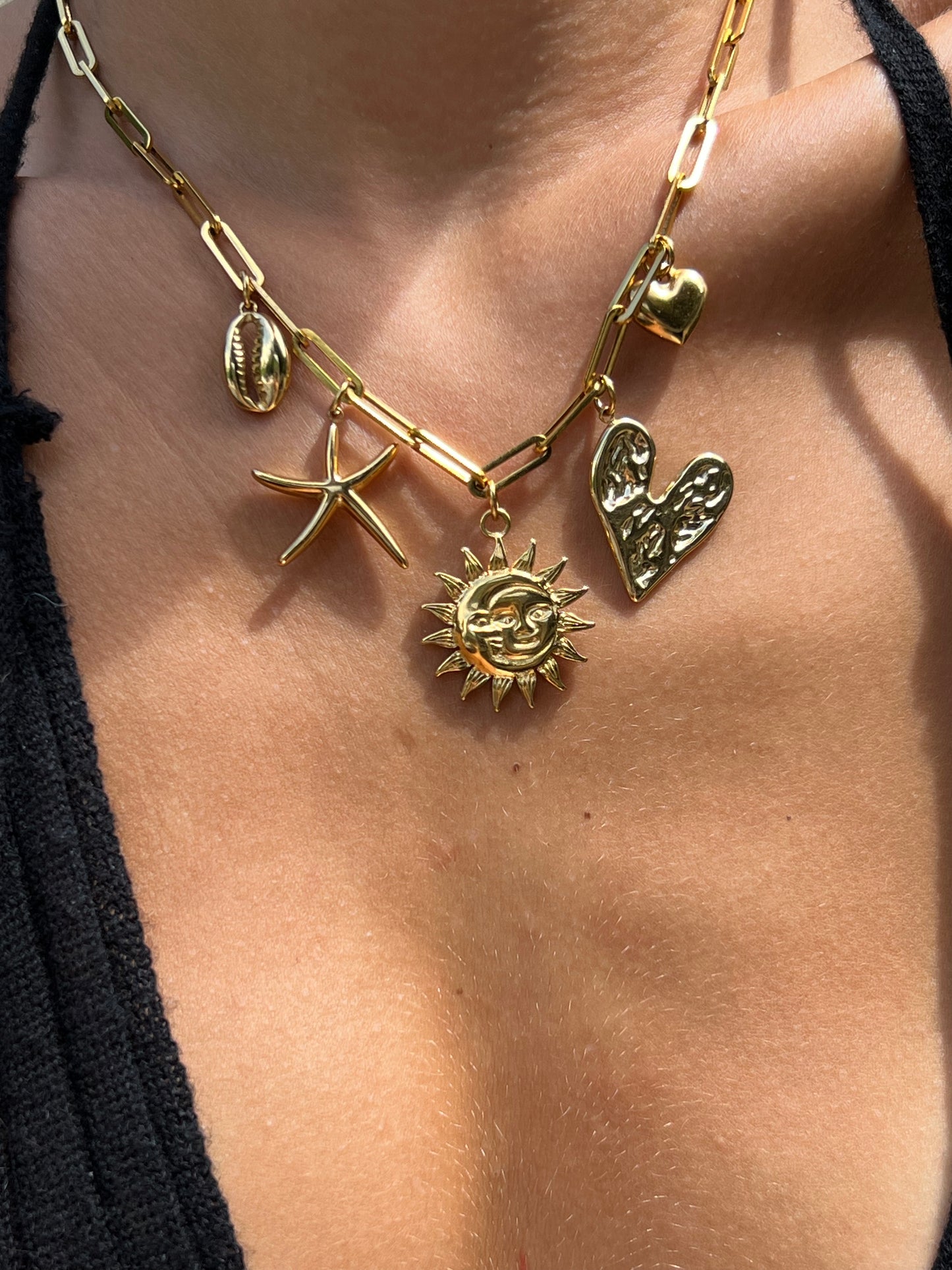 collier breloques or